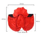 QIYADIN Pet Halloween Vampire Baron Cloak, Festival Cosplay Robe, Pet Halloween Costume Clothes Suit for Medium and Large Cats and Dogs