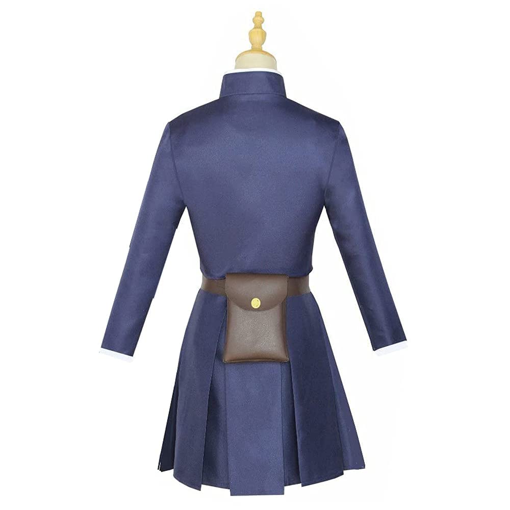 IOPBOT Anime Nobara Kugisaki Cosplay Uniform Halloween Women Skirts Full Set Waist Bag Coat Skirt Costume (blue 02, large)