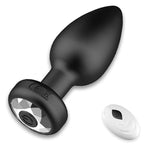 Anal Plug Adult Sex Toy,Adult Sex Toys and Games for Men Women,Wireless Remote Control 10 Frequency Vibration,Small Butt Plug for Female Male Prostate Massage Vibrating Anal Sex Toys for Men,Black