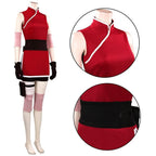 AIUKAKP Anime Cosplay Costume Anime Dress Red Cosplay Ouftits Halloween Women