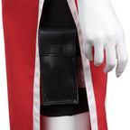 AIUKAKP Anime Cosplay Costume Anime Dress Red Cosplay Ouftits Halloween Women