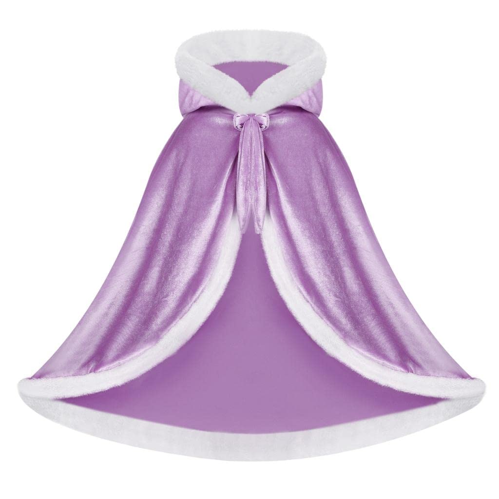 Girls Dress Up Hodded Cape Toddler Costume for Princess Cloaks
