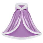 Girls Dress Up Hodded Cape Toddler Costume for Princess Cloaks