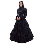 GRACEART Women Gothic Victorian Rococo Dress Costumes Balck M