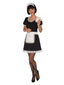 Rubies Saucy Maid Costume for Adults, Women's Medium Black/White