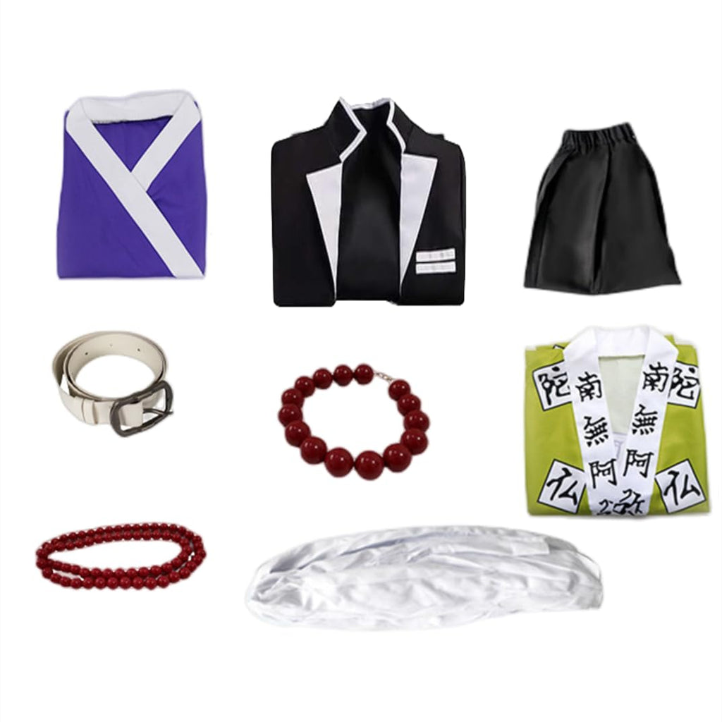 Buyoem Himejima Gyoumei Cosplay Costume Himejima Gyoumei Kimono Uniform Outfit Halloween Accessories Full Set