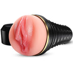Male Masturbator,Kingdemer Realistic Pocket Pussy Vagina Textured with 7.5in Depth Lifelike Soft and Fleshy Texture,Penis Training Masturbators Sex Machine Toy for Men