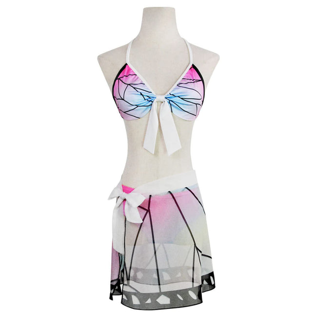 AwwwCos Women Costume Bikini Swimsuit Cosplay Two Piece Halter Neck Bathing Suit Summer Swimwear Main Image