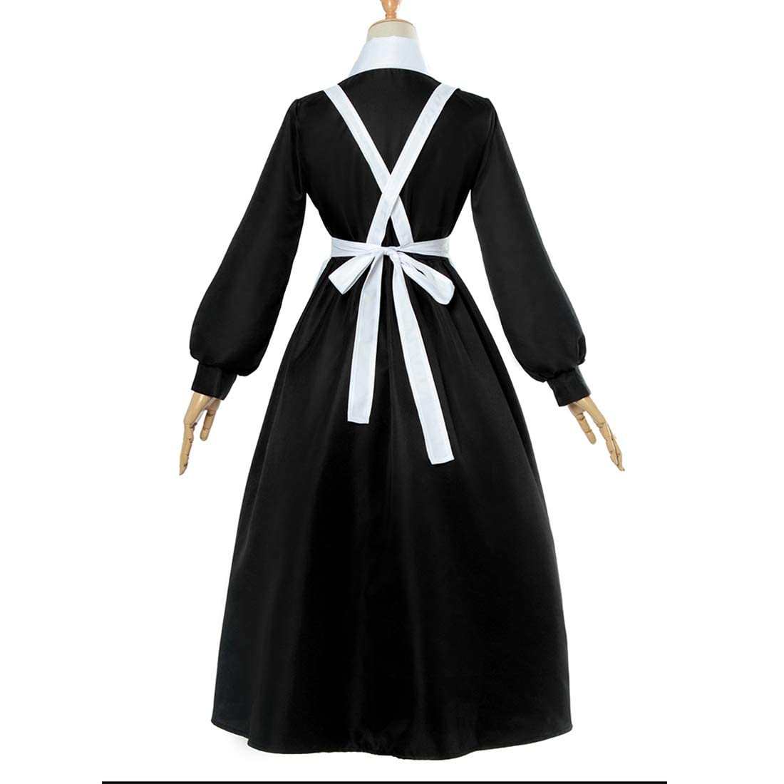 DUNHAO COS Anime Women's The Promised Neverland Isabella Krone Cosplay Maid Dress Costume-XXL