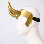 CAFELE Superhero Helmet Horns Cosplay, 2021 TV Superhero Series Movie Thor Ragnarok Crown Mask Cosplay Halloween Costume Accessories