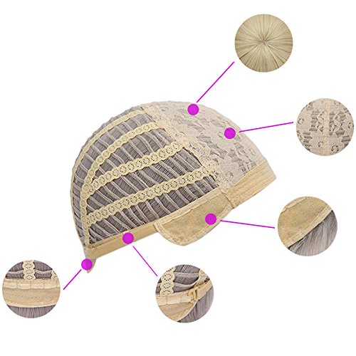 LABEAUTÉ Mens Short Brown Cosplay Wig Male Unisex Fluffy Heat Resistant Wigs With Bangs Hair for Party and Halloween + Free Cap