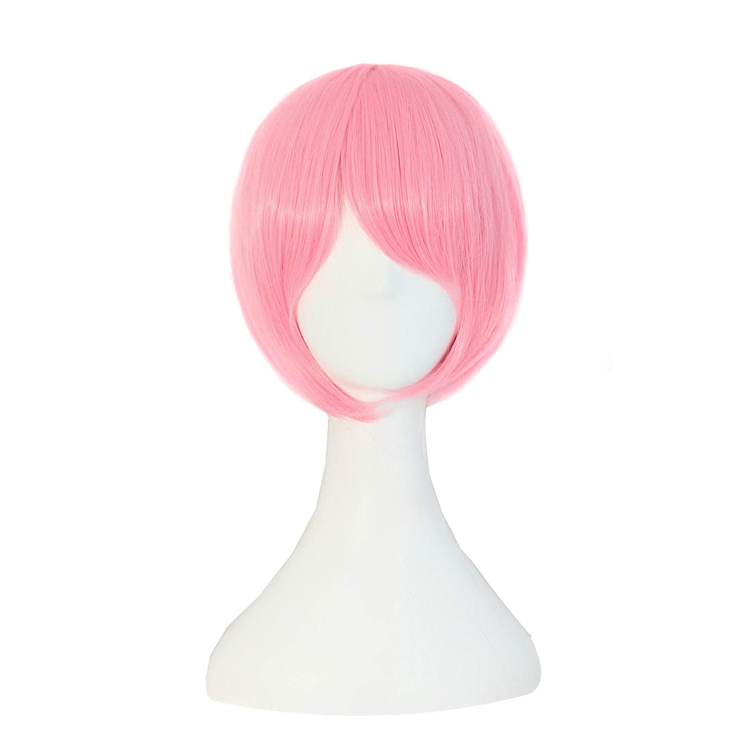 MapofBeauty 35 cm Lolita Sweet and Lovely Straight Anime Cosplay Wig (Pink)