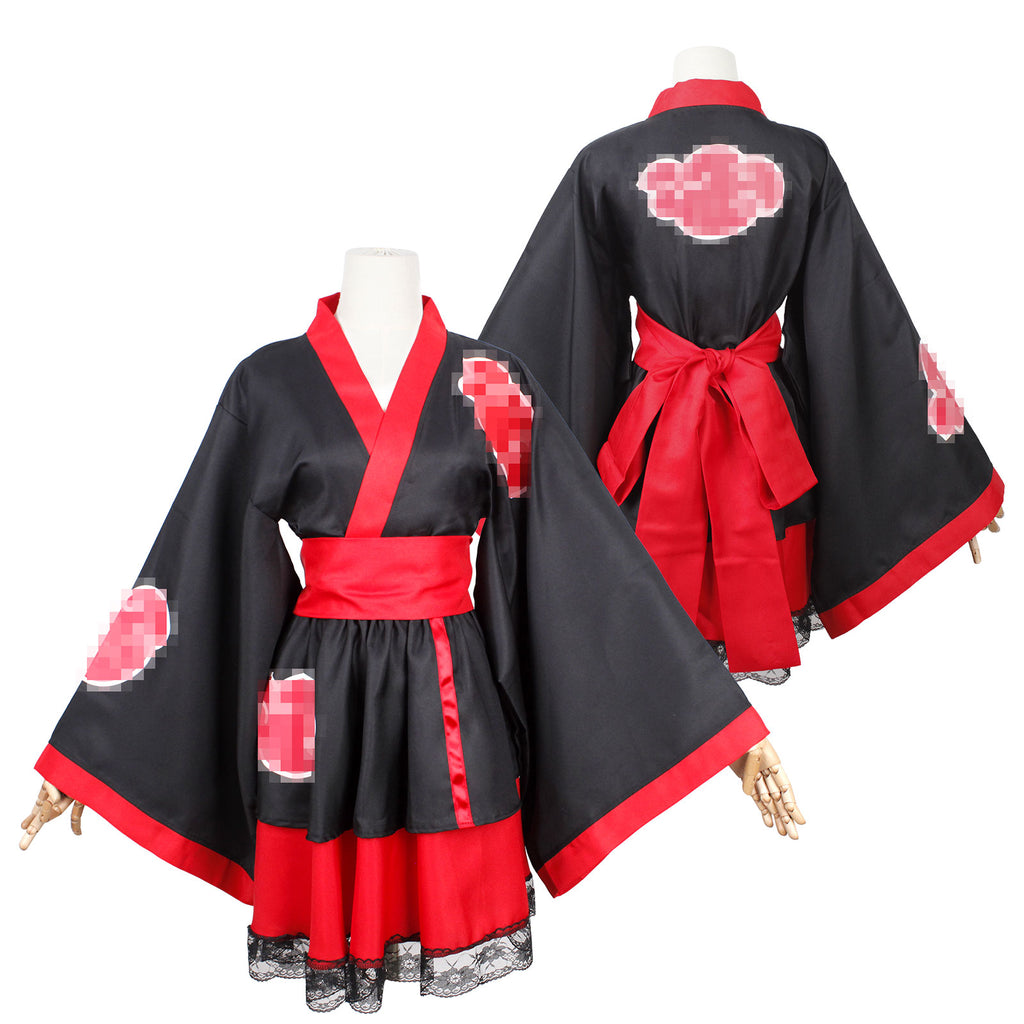 Anime Cosplay  Maid Outfit Dress Japanese Maid Outfit Set Cute Halloween Makeup Cosplay Costume