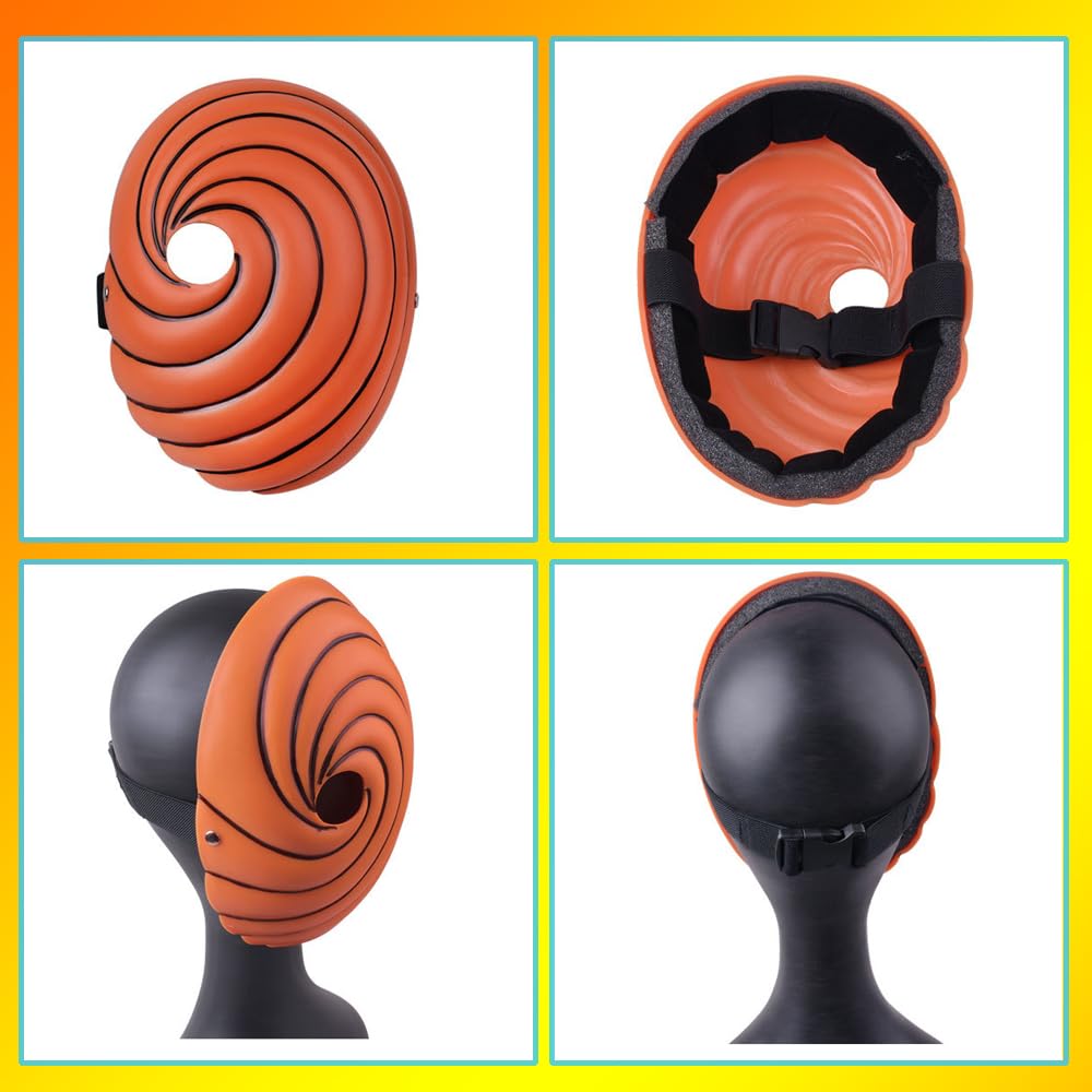 Cosplay Mask for Men and Women Anime Obito Mask Halloween Costume Props