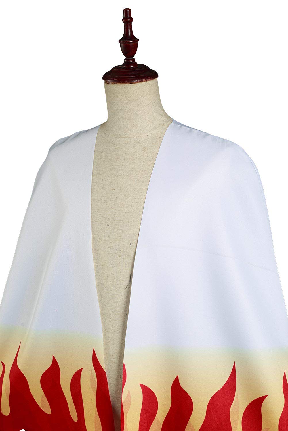 IOONCHI Adult Rengoku Robe Kimetsu Cosplay Costume Kimono Cape Kyoujurou Cloak Halloween Suit