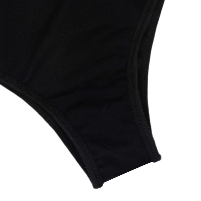 ZGMYC Women's Letter Skull Print Goth Swimsuit 2 Piece Sexy Strapless Bandeau Bikini High Waist Bathing Suit Festival Outfit Main Image