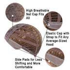 ANOGOL Hair Cap+ Black Cosplay Wig With Clip-on Ponytails Long Curly Wigs with Bangs for Halloween Costume Party Girls Women 2 Curly Pigtails Black Lolita Cosplay Wigs