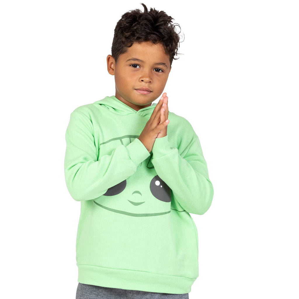 STAR WARS The Mandalorian The Child Little Boys Cosplay Hoodie Green 7-8