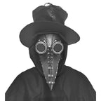 Stegosaurus Plague Doctor Bird Mask Long Nose Beak Cosplay Steampunk Halloween Costume Props Latex Material