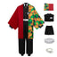 ToouYoor Men Anime Costume Cosplay Kimono Suit Outfit Halloween Costume(Red,L)