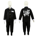 VZQI Halloween Cosplay Costumes Kamado Tanjir Kids Anime Kimono Halloween Green Cloak XXL