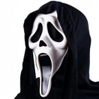 HMPBS Halloween Mask Natural Latex Scary Skull Mask Horror Full Head Masque Halloween Party Costume Cosplay Props (B)