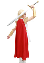 DAZCOS Womens Uniform Dress Cosplay Costume With Cloak (X-Large)