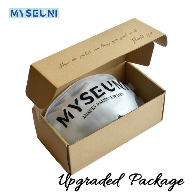 MYSEUNI Silver Masquerade Mask for Men - Greek Roman Venetian Half Face Mask for Mardi Gras Costumes Prom Halloween Masked Ball Cosplay Party Main Image