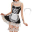 JasmyGirls Cosplay Lingeries Plus Size Naughty Maid Outfits for Women Sissy Dress French Maid Cosplay Costume Roleplay Uniforms Men
