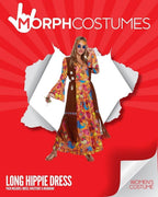 Morph Hippie Costume Women, 70s Costume For Women, 70s Long Dress, Womens 60s Halloween Costumes, Womens Halloween Costumes