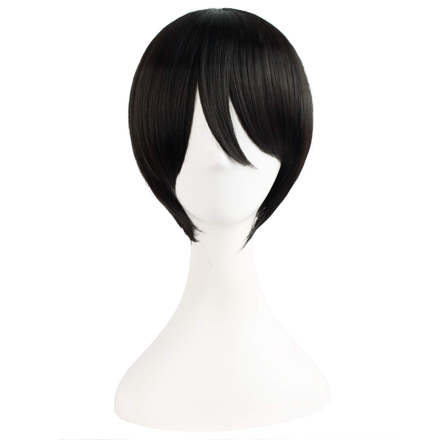MapofBeauty Can Be Equipped With Hair Ornaments Cosplay Wigs (Black)