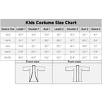VZQI Halloween Cosplay Costumes Kamado Kids Anime Kimono Halloween Cloak M