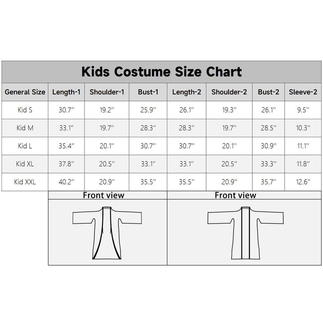 VZQI Halloween Cosplay Costumes Kamado Kids Anime Kimono Halloween Cloak M Main Image