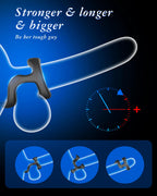 Sex Toys Penis Ring Silicone Cock Rings for Men Erection Sex, 8 Sizes Cockring Erectile Dysfunction Rings Cock Sexual Stimulation Device Couples Sex Toys Stretchy Cock and Ball Ring Anillos para Pene