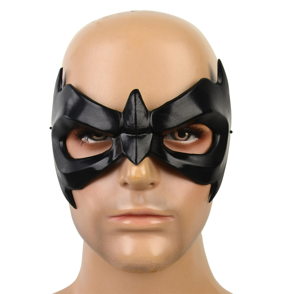 HOTTERCOS Black Eye Mask Superhero Masquerade Masks Halloween Costume Accessories For Party Cosplay