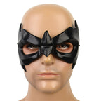 HOTTERCOS Black Eye Mask Superhero Masquerade Masks Halloween Costume Accessories For Party Cosplay