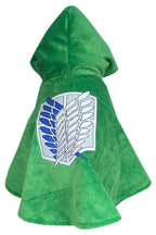 Dog Cat Halloween Costumes Pet Robe Cape Hoodie Green Cloak Outfit