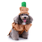 Latte Coffee Dog Costume - Dog Halloween Costume Pet Cosplay Clothes for Small Medium Dogs Puppies Cats for Christmas Birthday Party Photo Props Dress up Accessories Parade Halloween Decorations