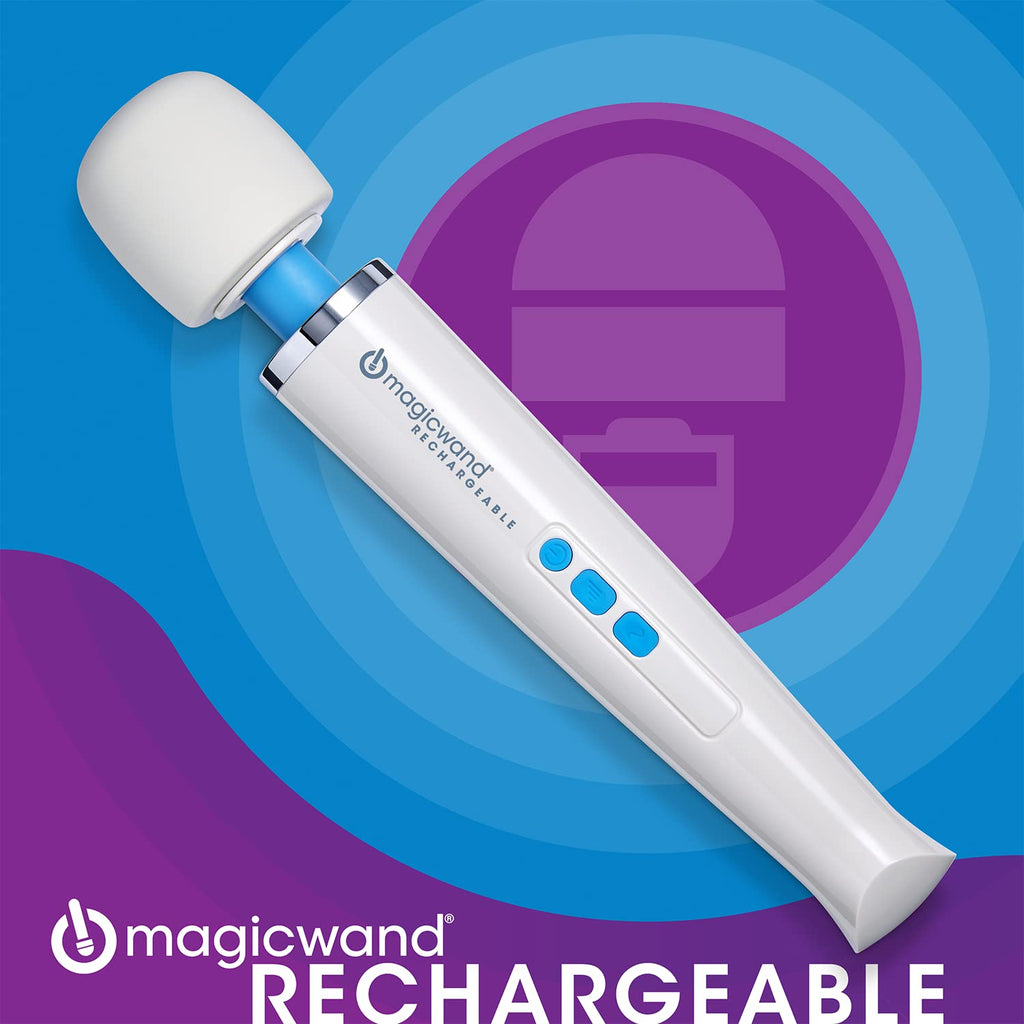 Magic Wand Massager Rechargeable HV-270 – Cordless Multi-Function Variable-Speed Neck Massager with Soft Silicone Head - Personal Massagers for Women, Neck, Hand, Back, Muscle, and Head Massager