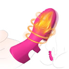 Finger Vibrator Adult Sex Toys for Women, Adult Toys with 10 Vibrations & Heating Function Clitoral G-Spot Nipple Butterfly Vibrators, Sexual Pleasure Tools for Women mini Vibrator Couples Sex Toys