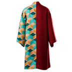 WeizhaonanCos Mens Cosplay Costume Robe Kimono Cape Anime Haori Halloween Role play Outfit(Medium)