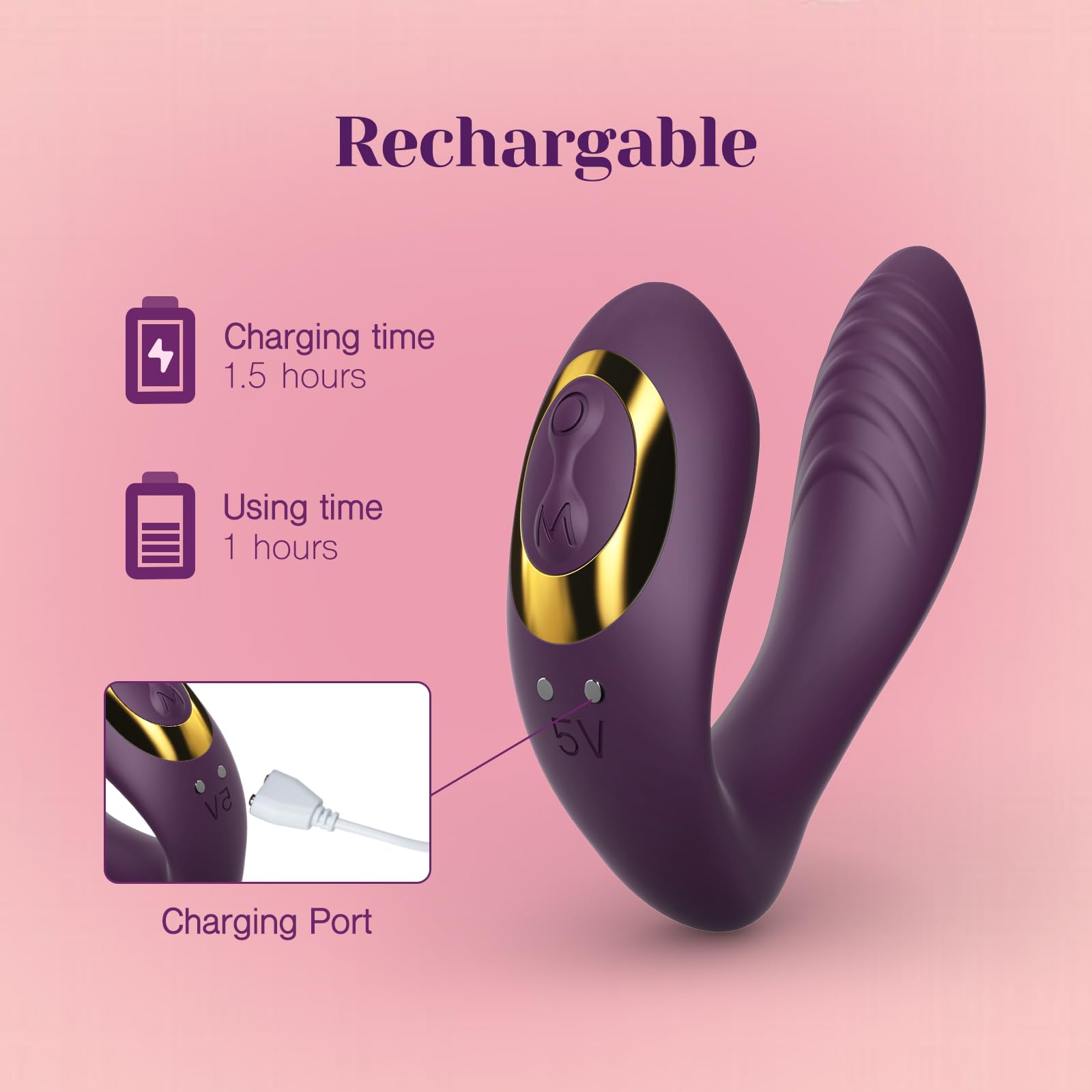 Tracy's Dog Wearable Clitoral G Spot Vibrator, Remote Control Adult Sex Toys for Women Couple, Powerful Quiet Panty Vibrators, Flexible Vibrating Adult Toy Stimulator with 10 Vibration