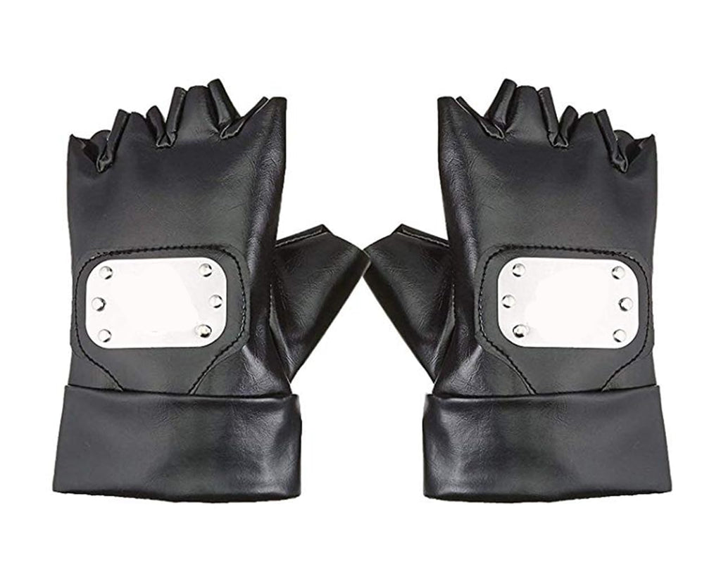 MSROLIDT Leaf Village Ninja Gloves Cosplay Anime Ninja Accessories