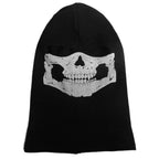 Nuoxinus Black Balaclava Ghosts Skull Full Face Mask for Cosplay Party Halloween Outdoor Motorcycle Bike Cycling Skateboard Hiking Skiing Snowmobile Snowboard