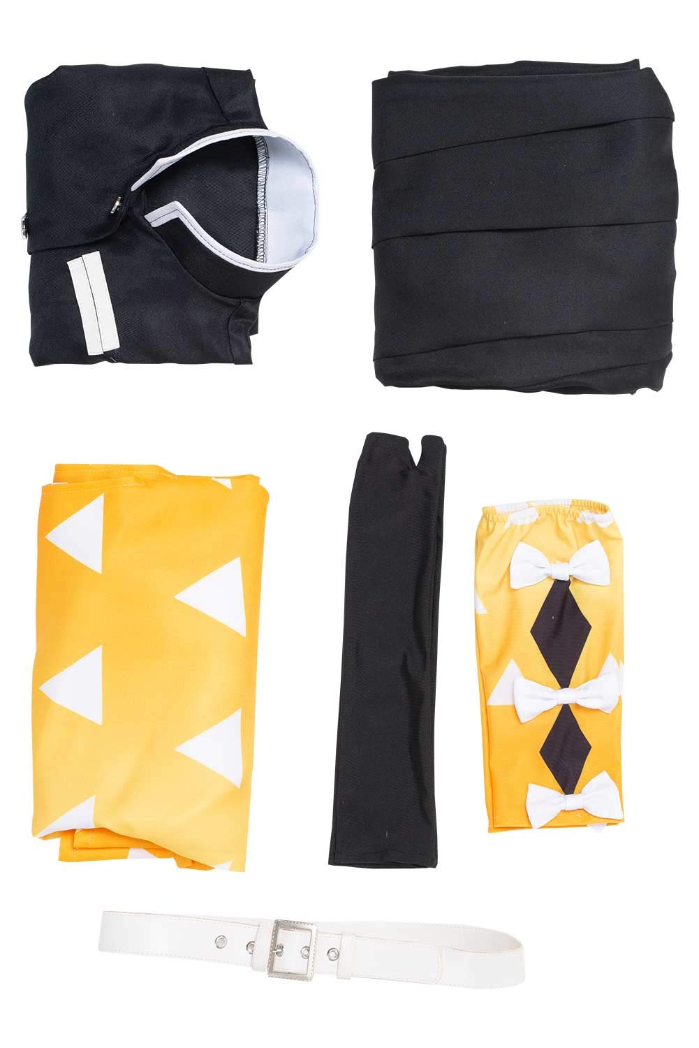 Seaehey Kids Agatsuma Zenitsu Cosplay Kimono Outfit Japanese Suits Halloween Costume,Small