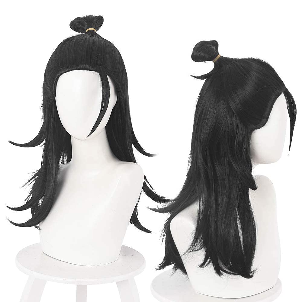 Lmetsky Geto Suguru Cosplay Costume Outfit Geto Suguru Kimono Uniform Black Full Set Halloween Men