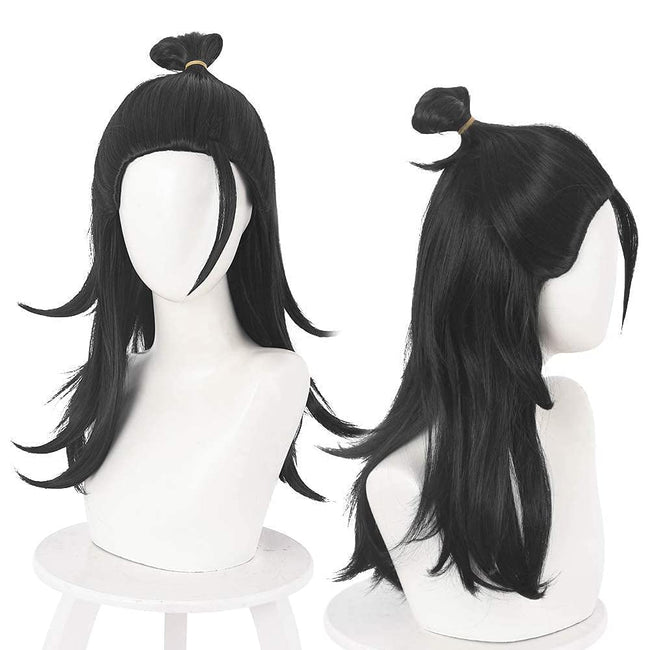 Lmetsky Geto Suguru Cosplay Costume Outfit Geto Suguru Kimono Uniform Black Full Set Halloween Men Main Image