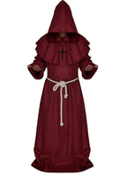 LHJ Costume for The Medieval Monks Priest Robe Hooded Cosplay Various Styles
