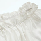 Womens Renaissance Peasant Blouse Off Shoulder Trumpet Sleeve Tops(S,Z2880C)