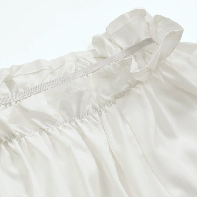 Womens Renaissance Peasant Blouse Off Shoulder Trumpet Sleeve Tops(S,Z2880C) Main Image